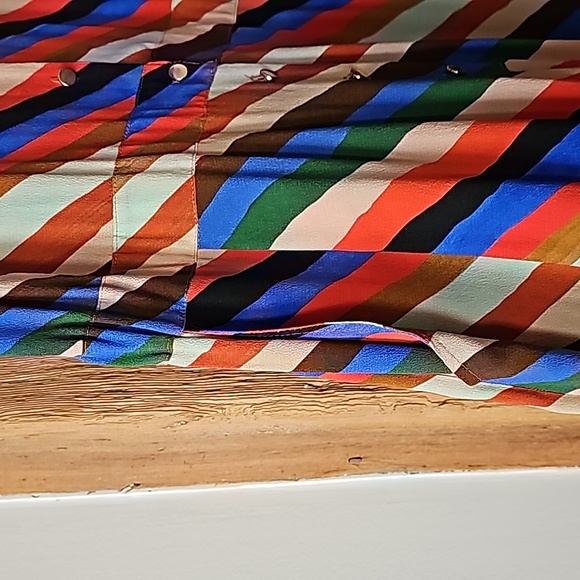 NWT TOMCSANYI ZIRC sleeveless stripe wide leg jumpsuit sz L sustainable Budapest - Picture 7 of 15